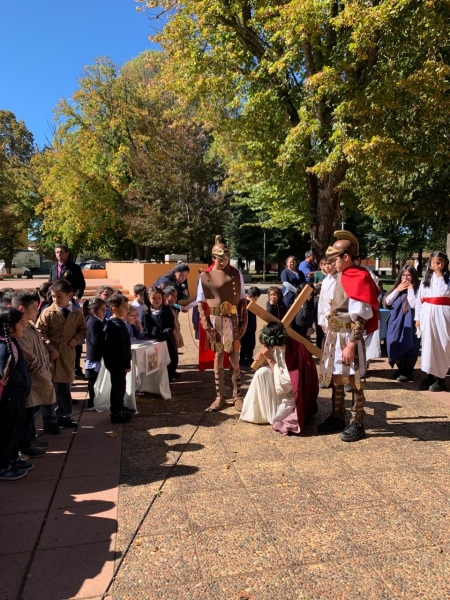 Vía Crucis en espacio abierto